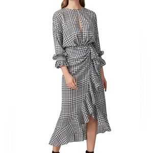 Petersyn Plaid Lorinda Midi Dress Size XS